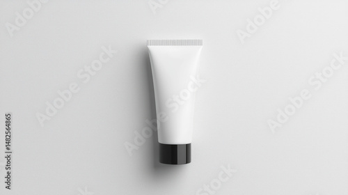 Wallpaper Mural Product presentation white tube of cream on light background photography minimalistic style flat lay view beauty concept for skincare enthusiasts Torontodigital.ca