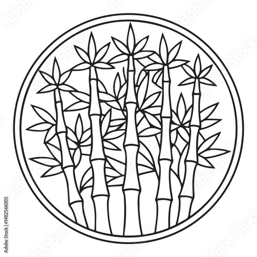anti stress mandala coloring page, bold and easy mandala coloring page, mandala coloring page, line art, black and white illustration
