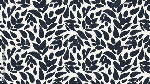Lush Tropics Abstract Botanical Flowers & Smooth Nature-Inspired Design