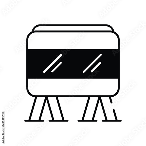 Shelter vector icon stock illustration