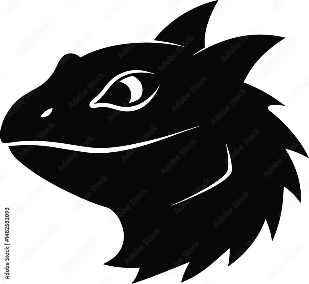 Obraz premium Armadillo Face silhouette