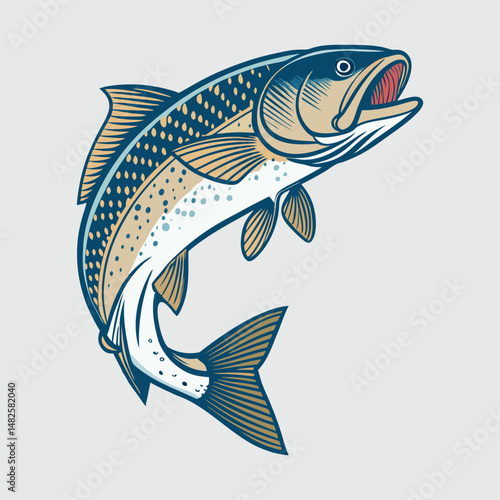 the fishing vector design