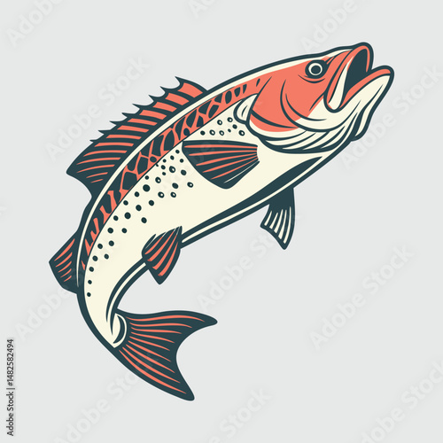 the fishing vector design