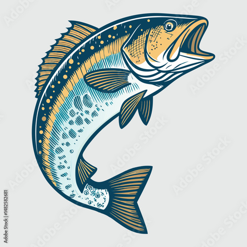 the fishing vector design