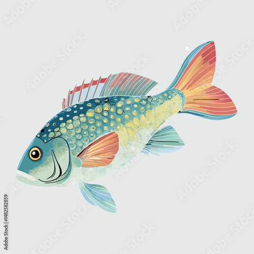the fishing vector design