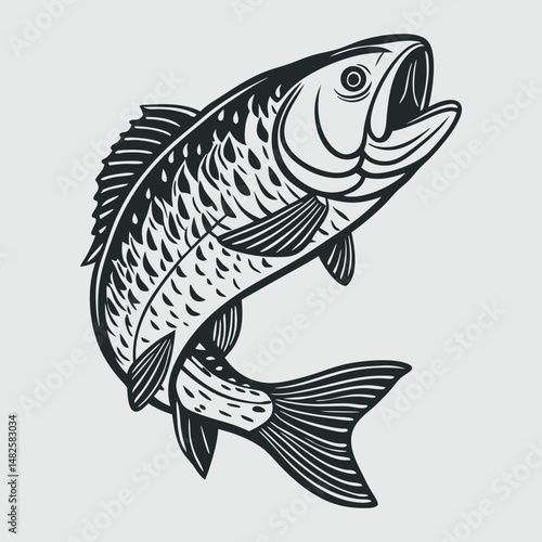 the fishing vector design