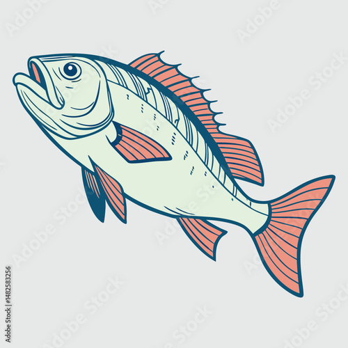 the fishing vector design