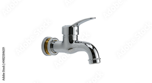 Obraz na płótnie Isolated Steel Faucet