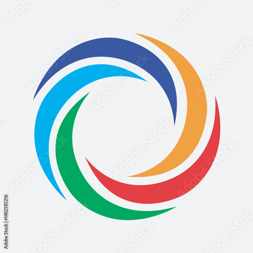 Media Logo Design Vector