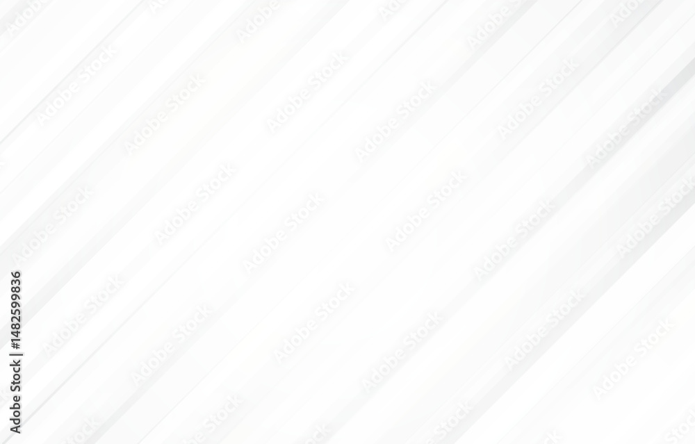 Fototapeta premium Diagonal grey gradient lines background. Abstract white and grey on light silver background. Silver stripes wallpaper. Design for poster, banner, flyer, brochure, presentation
