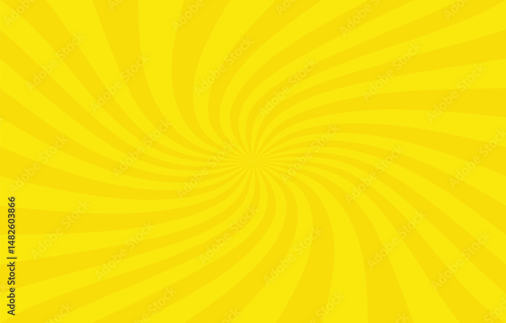 Obraz premium yellow comic spiral background wallpaper
