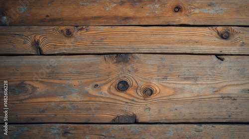 Close-Up of a Rustic Wooden Wall – Microphotography of Grain and Weathered Texture