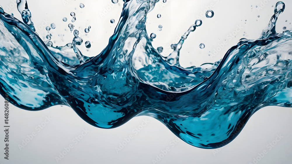 Obraz premium water splash in water