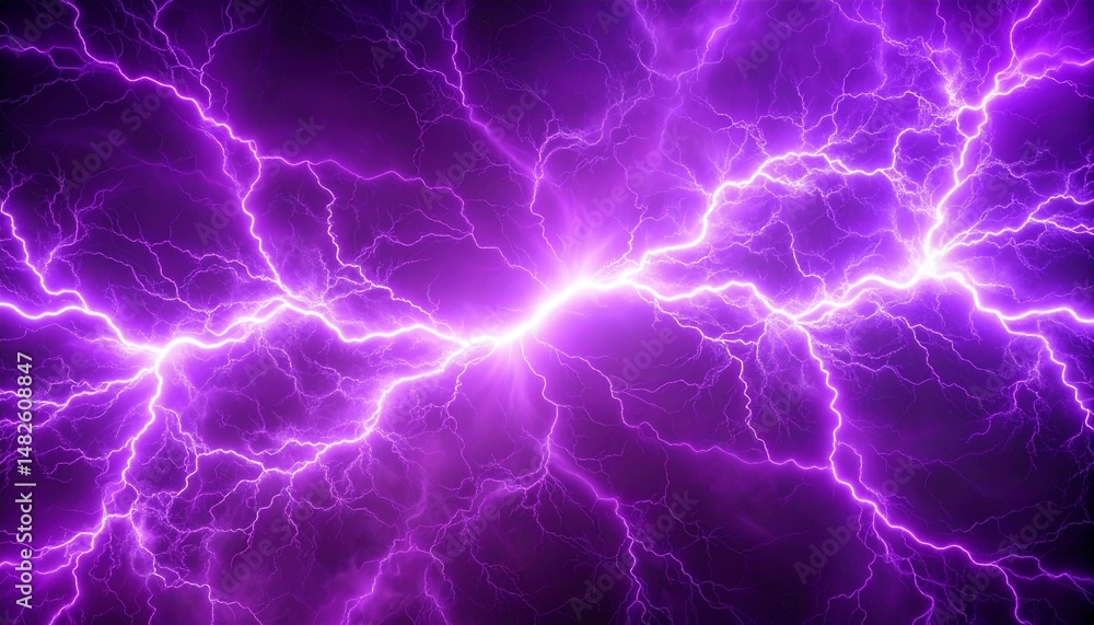 Obraz premium lightning in the night