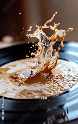 Intricate wooden art sculpture displayed on rustic table setting highlighting natural textures and artistic craftsmanship