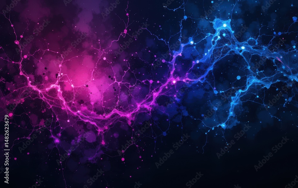 Fototapeta premium Dark blue pink black abstract grainy background