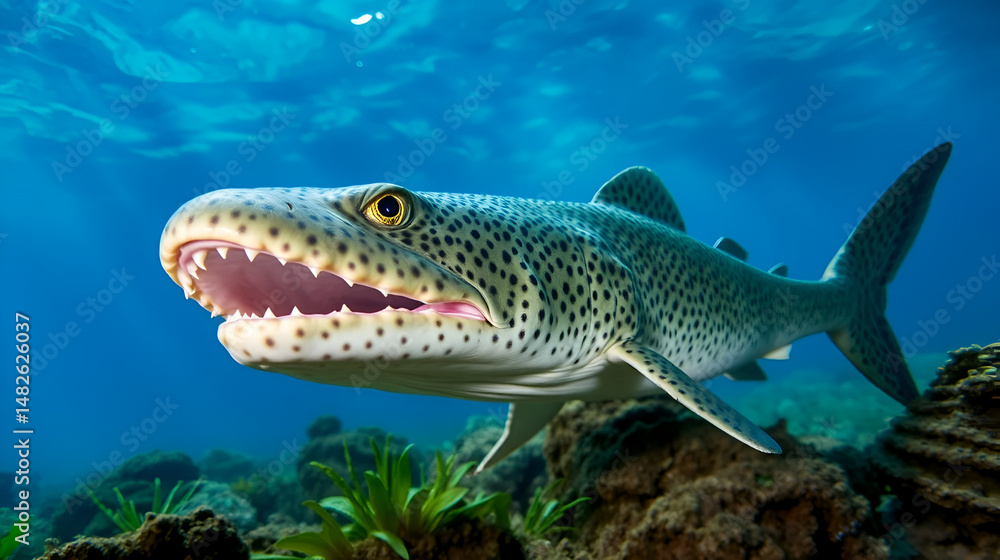 Naklejka premium Cottonmouth jack, French Polynesia