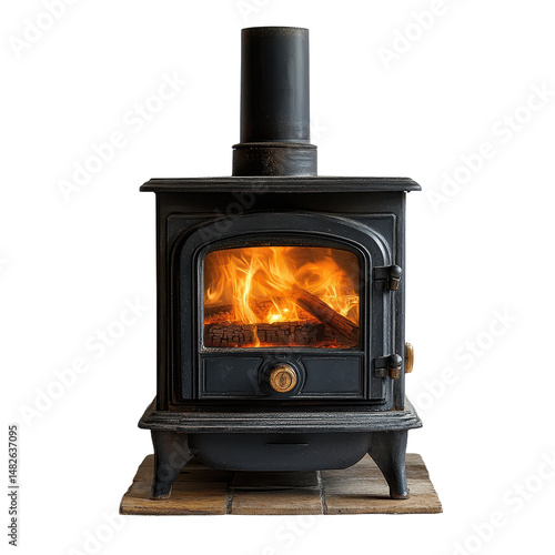 fireplace isolated on transparent background