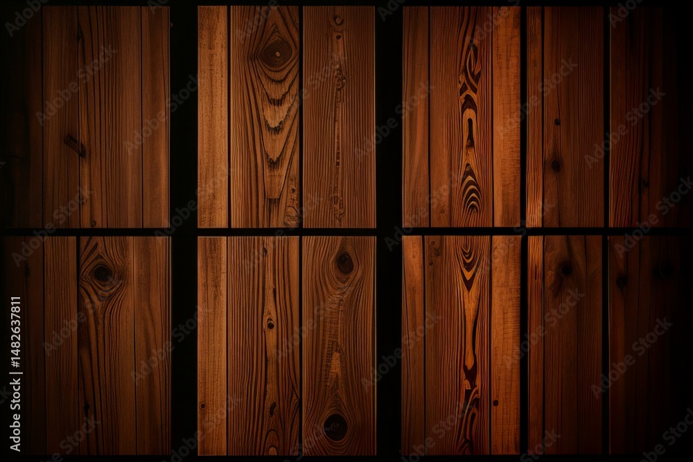 Fototapeta premium Abstract wooden patterns with a hand-painted feel