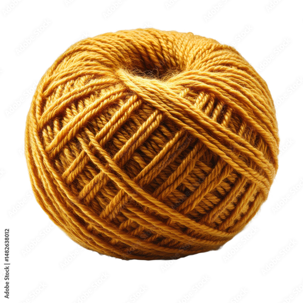 Obraz premium Yarn isolated on transparent background