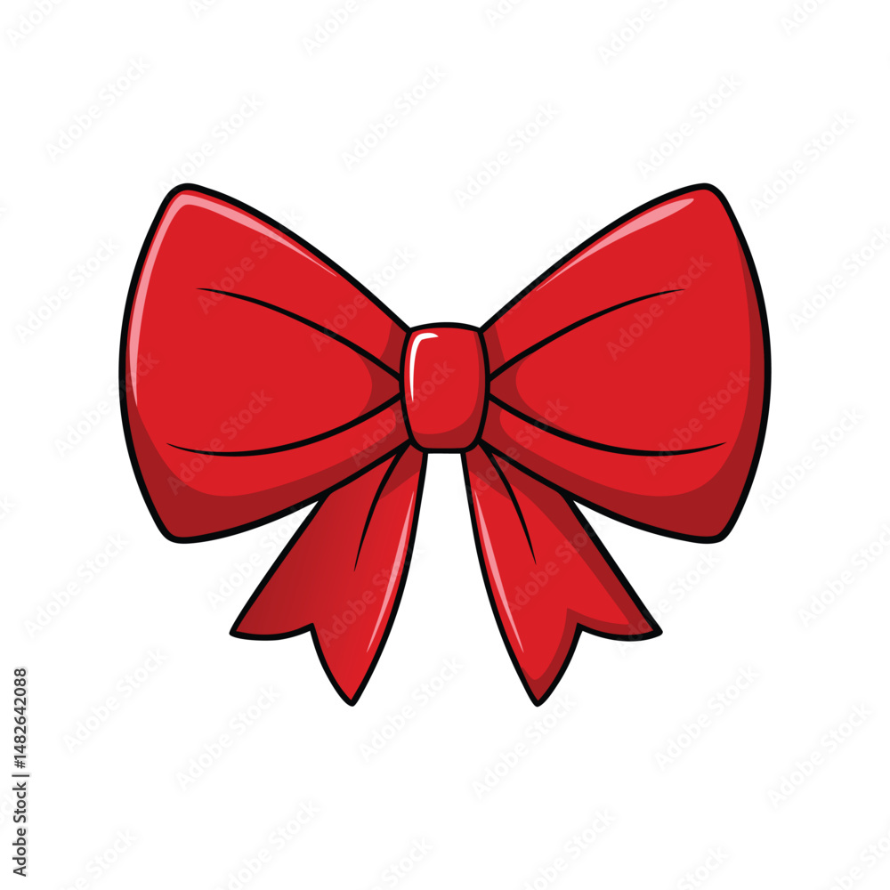 Luxurious red bow vector illustration. Elegant ribbon decoration for gifts, packaging, festive design, or celebration elements.
Luxurious red bow vector illustration. Elegant ribbon decoration for gifts, packaging, festive design, or celebration elements.