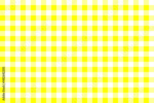gingham yellow table cloth pattern for background texture template wall paper vector and illustration  