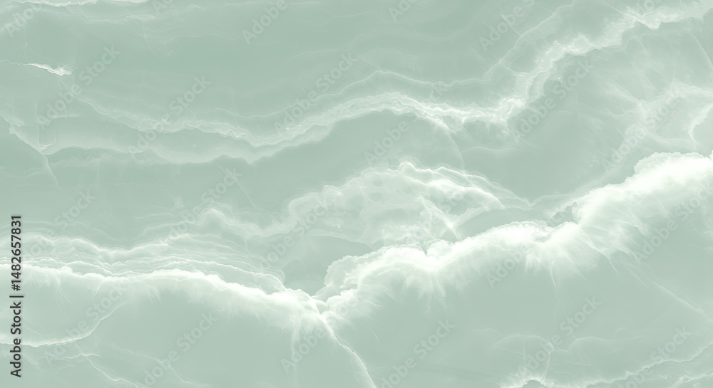 Fototapeta premium Stone texture in a soft green color