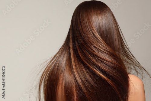 Luxurious Brown Hair: Smooth, Silky, and Elegant Waves