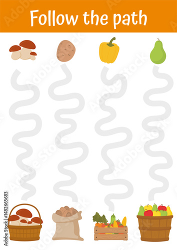 Tracing lines for children, handwriting practice for preschool, kindergarten. Toddler busy book page, learning activities educational games, teacher resources. Fine motor skills practice for kids.