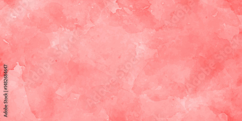 Abstract red watercolor on white background. Abstract red brushes