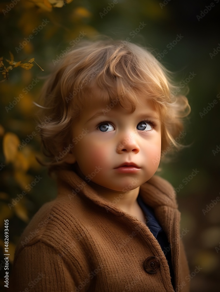 Cute Toddler Portrait. Cute Toddler Portrait.