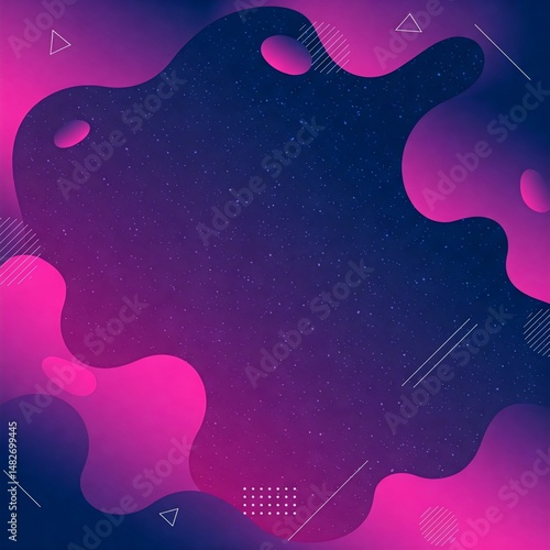 abstract background with stars