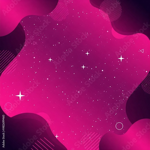 vector illustration of an abstract background with stars