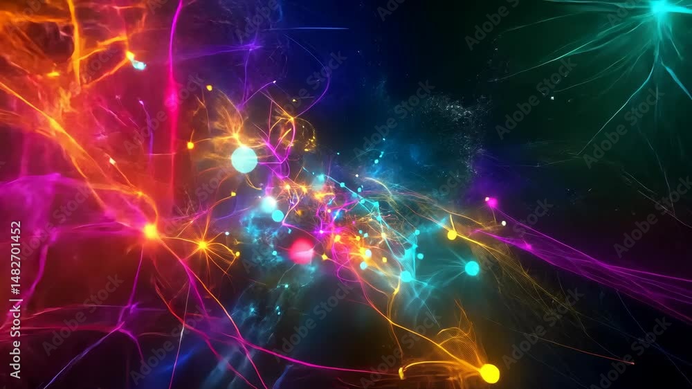 Vibrant abstract light show: dynamic cosmic energy and colors in motion Vibrant abstract light show: dynamic cosmic energy and colors in motion