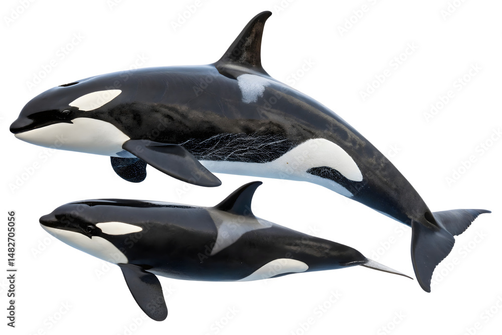 Dolphin isolated on white background Dolphin isolated on white background