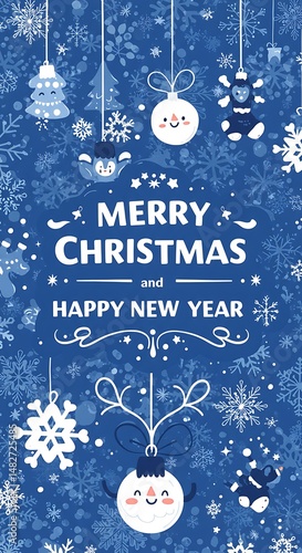 Winter Charm: A Festive Illustration