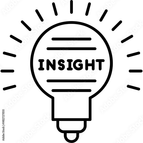Insight Lightbulb Icon