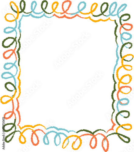 Playful Looped Childish Frame