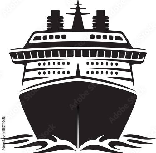 Classic Sailing Ship Silhouette

Modern Cruise Liner Vector Design

Cargo Ship at Sea Silhouette

Pirate Ship with Sails Silhouette Art

Ship on Ocean Waves Vector Scene