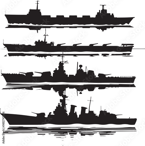 Classic Sailing Ship Silhouette

Modern Cruise Liner Vector Design

Cargo Ship at Sea Silhouette

Pirate Ship with Sails Silhouette Art

Ship on Ocean Waves Vector Scene