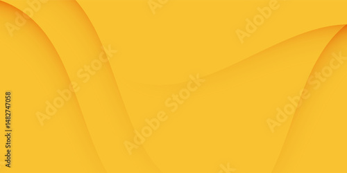 yellow background abstract with Gradient in empty room studio, Yellow empty room studio gradient used for background, yellow background studio with shine use for product shooting.