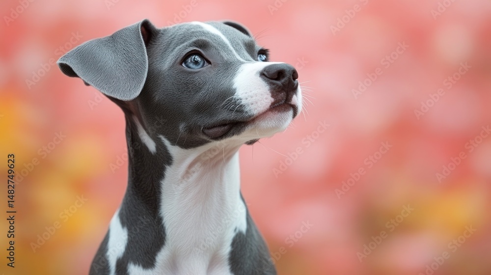 Adorable Blue-Eyed Puppy: A Portrait of Innocence and Playfulness Adorable Blue-Eyed Puppy: A Portrait of Innocence and Playfulness