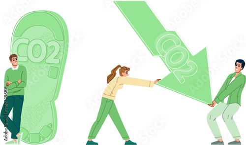 efficiency carbon reduce vector