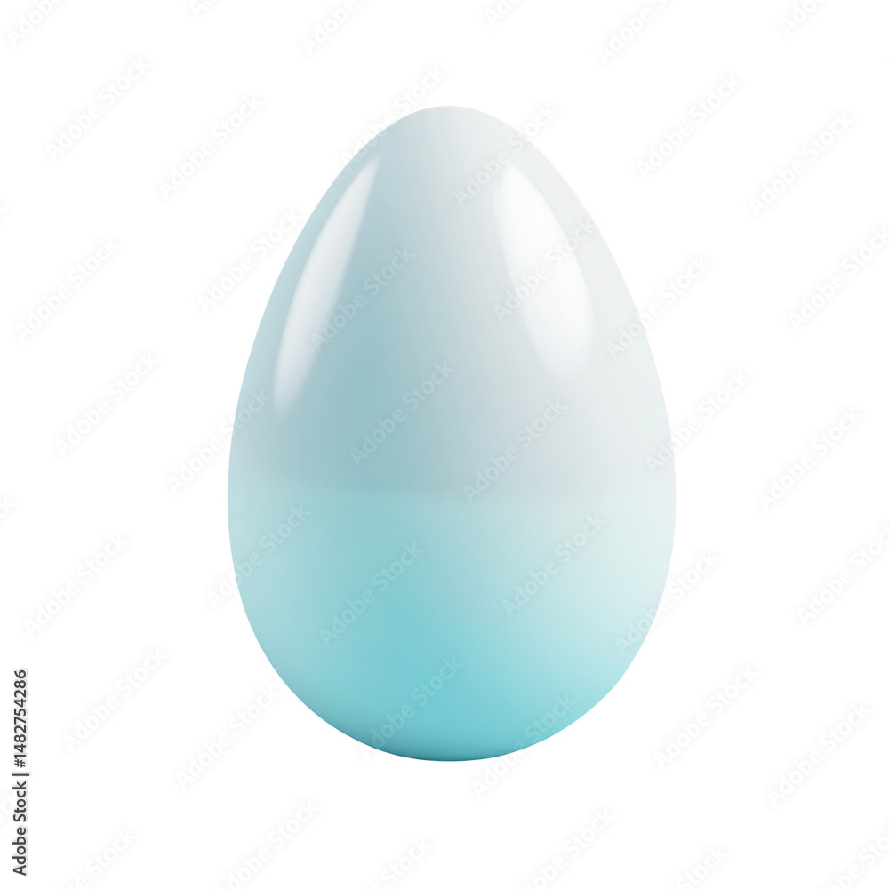 Light blue egg, smooth, glossy surface Light blue egg, smooth, glossy surface