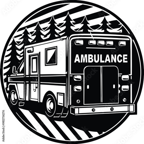 vector illustration of a truck