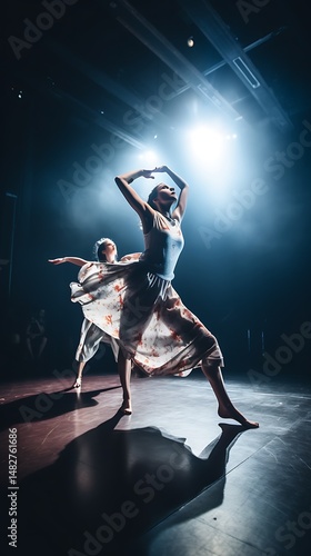 Dancers on Stage. (2)