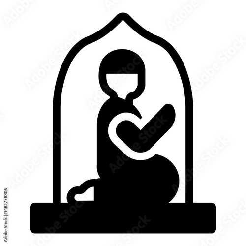 pray Solid icon