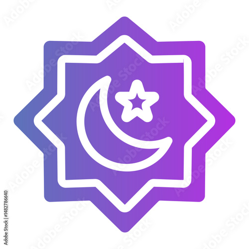 eid al fitr Gradient icon