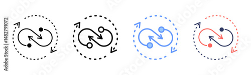 Synergy icon sheet multiple style collection