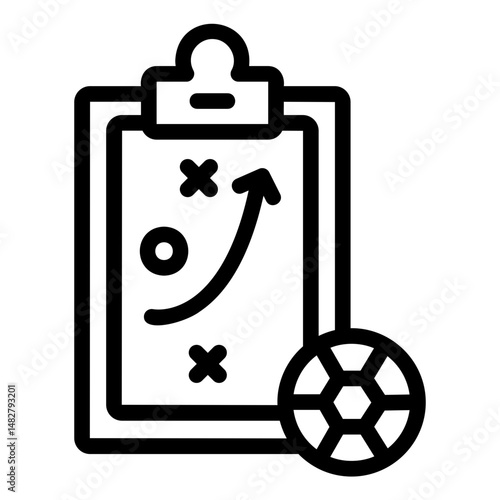 strategy Line Icon